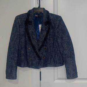 Super Cute crop zara jacket